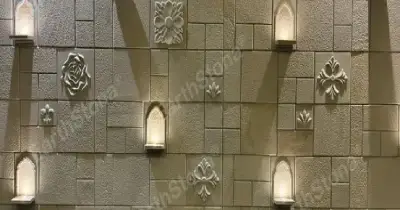 Natural stone wall carving and cladding Exporters in India